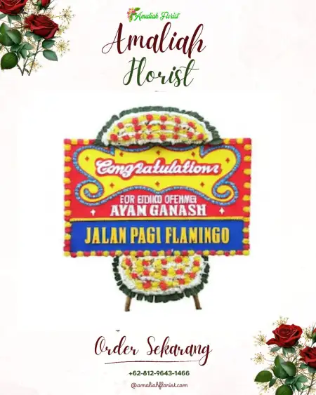 Sewa Papan Bunga Ketah